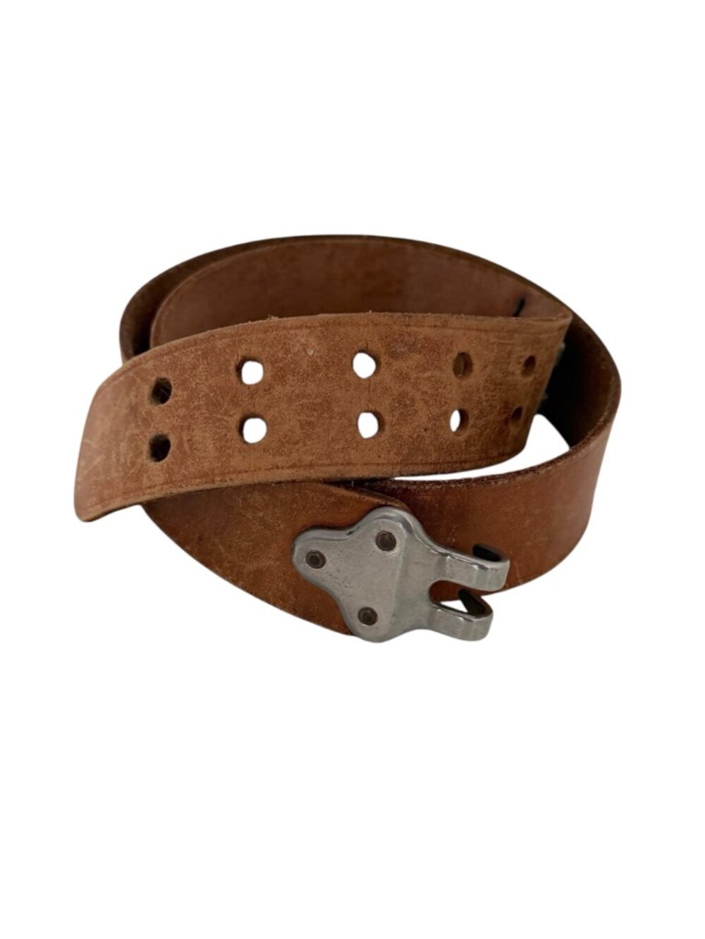 Vintage Calderon Utility Steampunk Festival Industrial Leather Belt (XS/S)‎